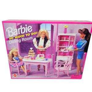 Barbie So Much To Do Dining Room Set NIB